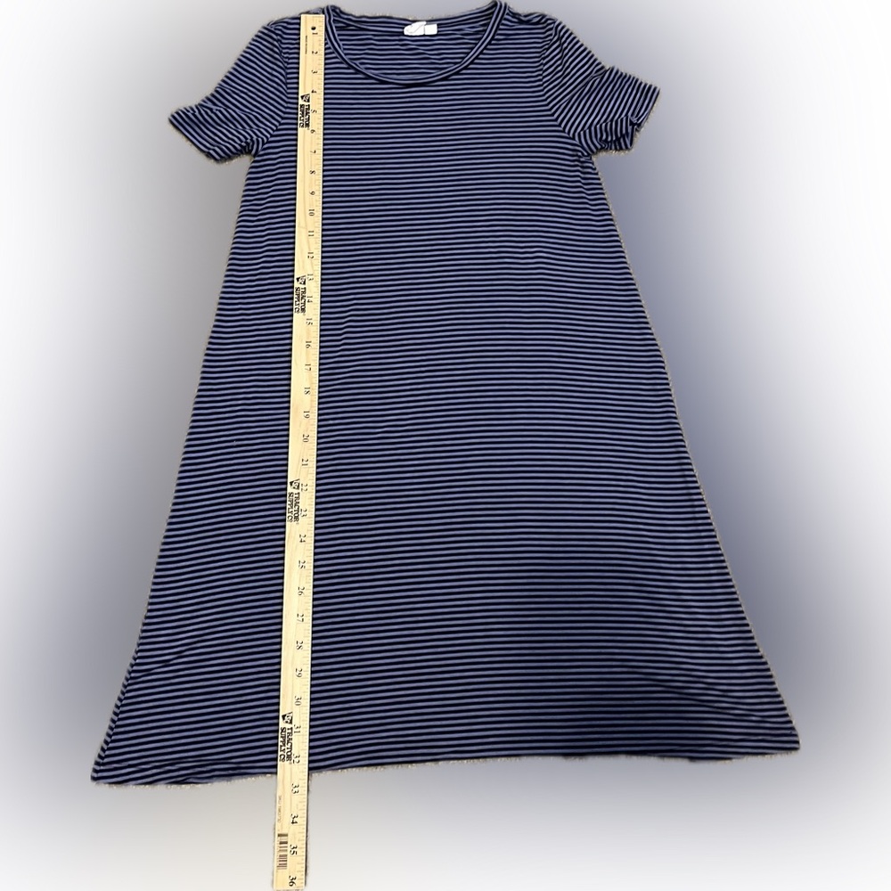 GAP Striped Blue T- Shirt Dress size XS - Picture 10 of 16